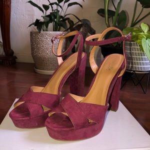 Charlotte Russe Cross Strap high heels